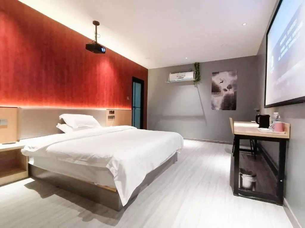 Bed in Kaibin International Hotel Jingdezhen