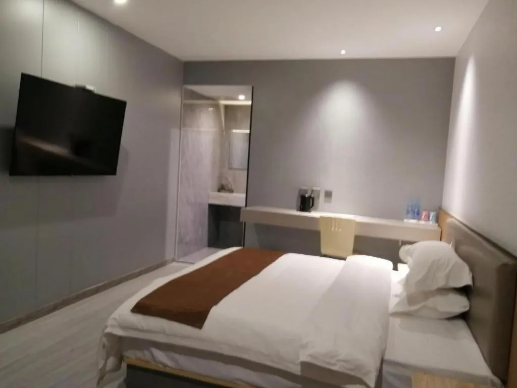 Bed in Kaibin International Hotel Jingdezhen