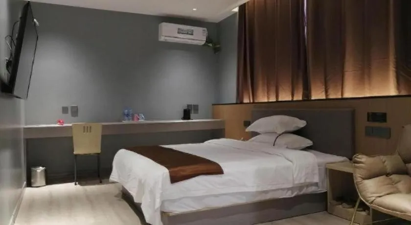 Bed in Kaibin International Hotel Jingdezhen