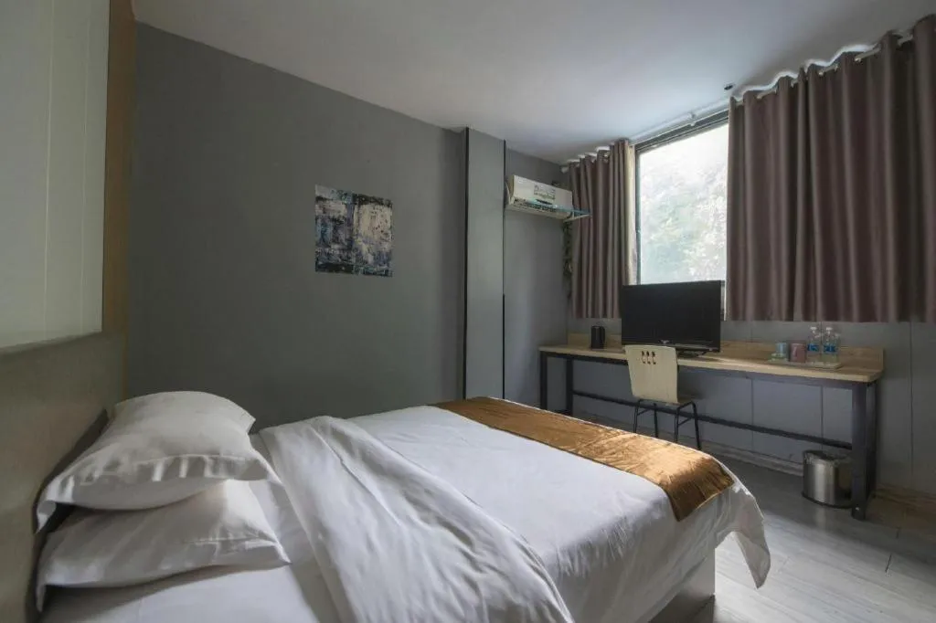 Bed in Kaibin International Hotel Jingdezhen