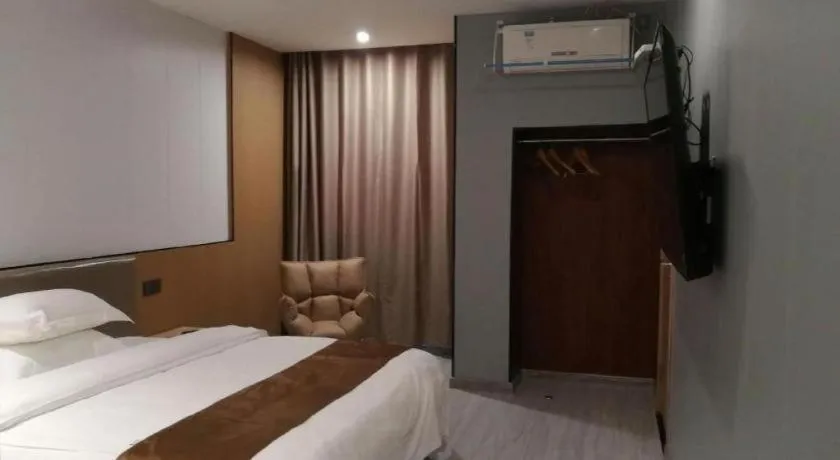 Bed in Kaibin International Hotel Jingdezhen