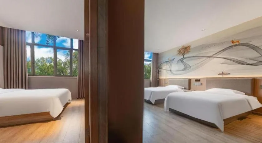 Bed in Kaibin International Hotel Jingdezhen