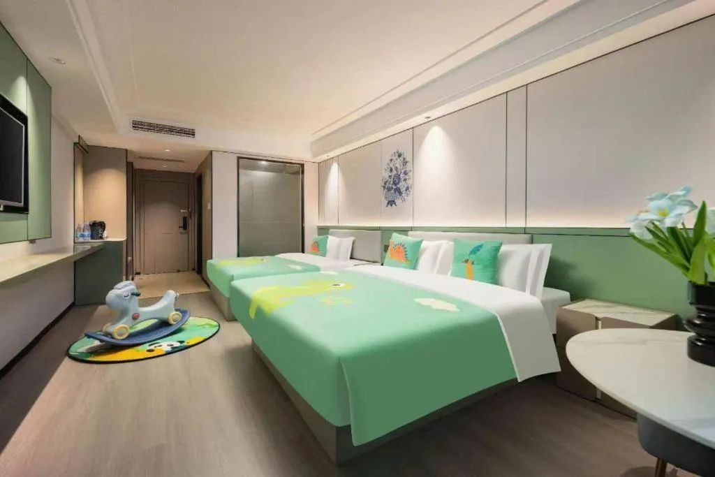 Bed in Kaibin International Hotel Jingdezhen