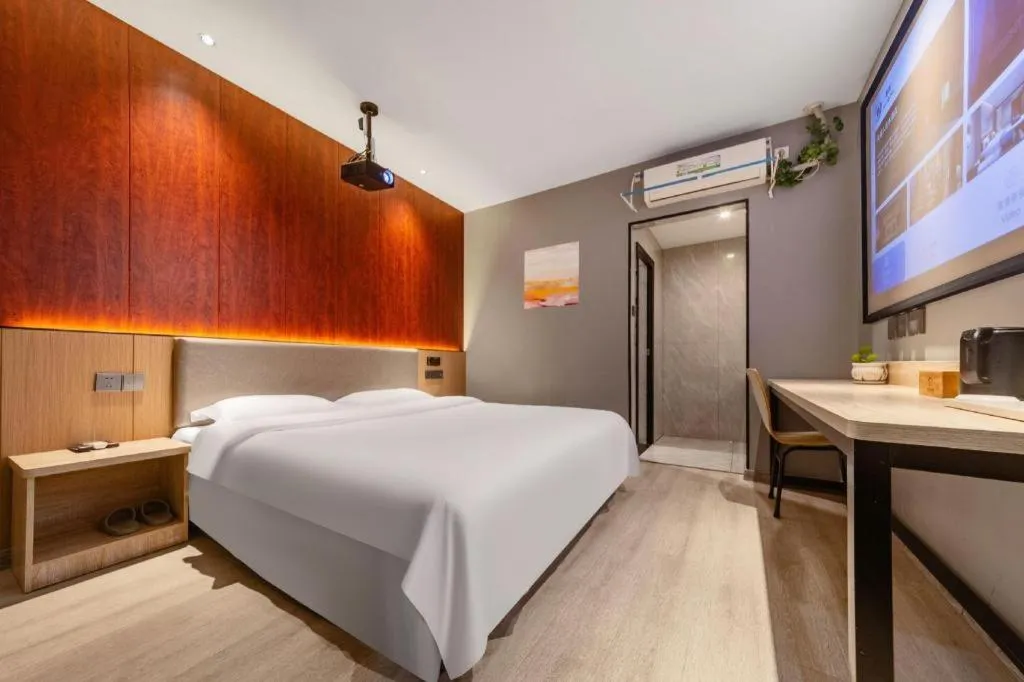 Bed in Kaibin International Hotel Jingdezhen