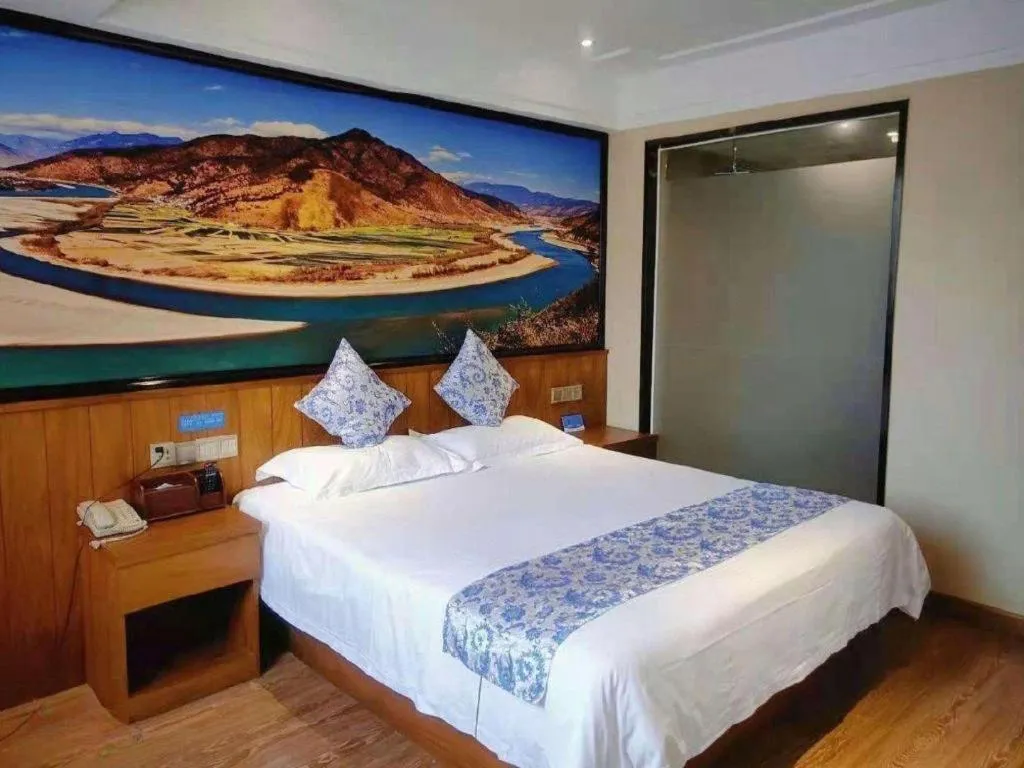 Bed in Kaibin International Hotel Jingdezhen