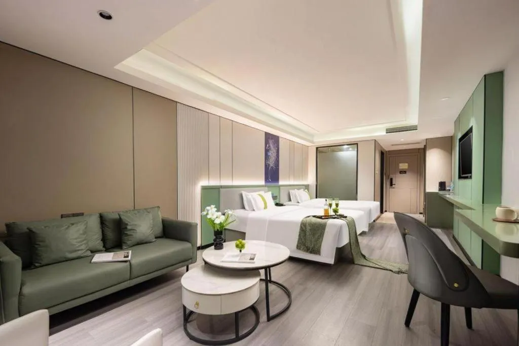 Bed in Kaibin International Hotel Jingdezhen