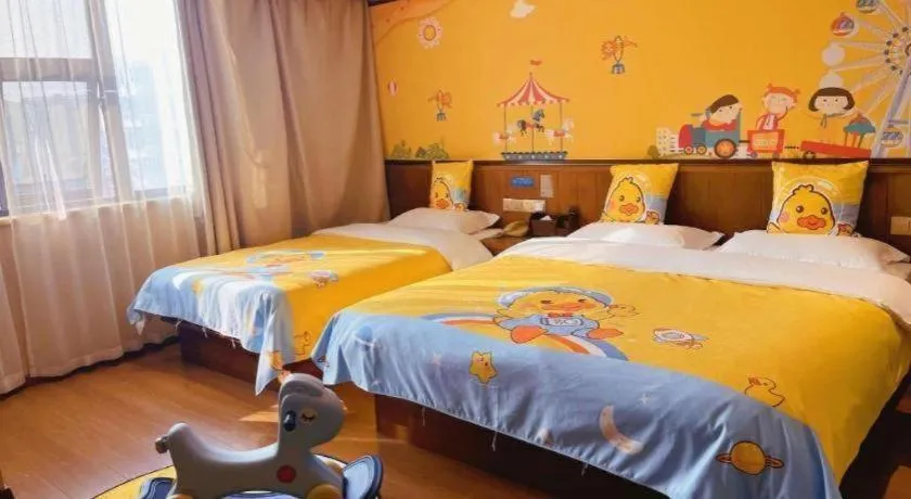 Bed in Kaibin International Hotel Jingdezhen