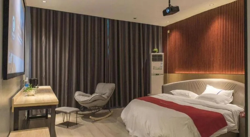 Bed in Kaibin International Hotel Jingdezhen