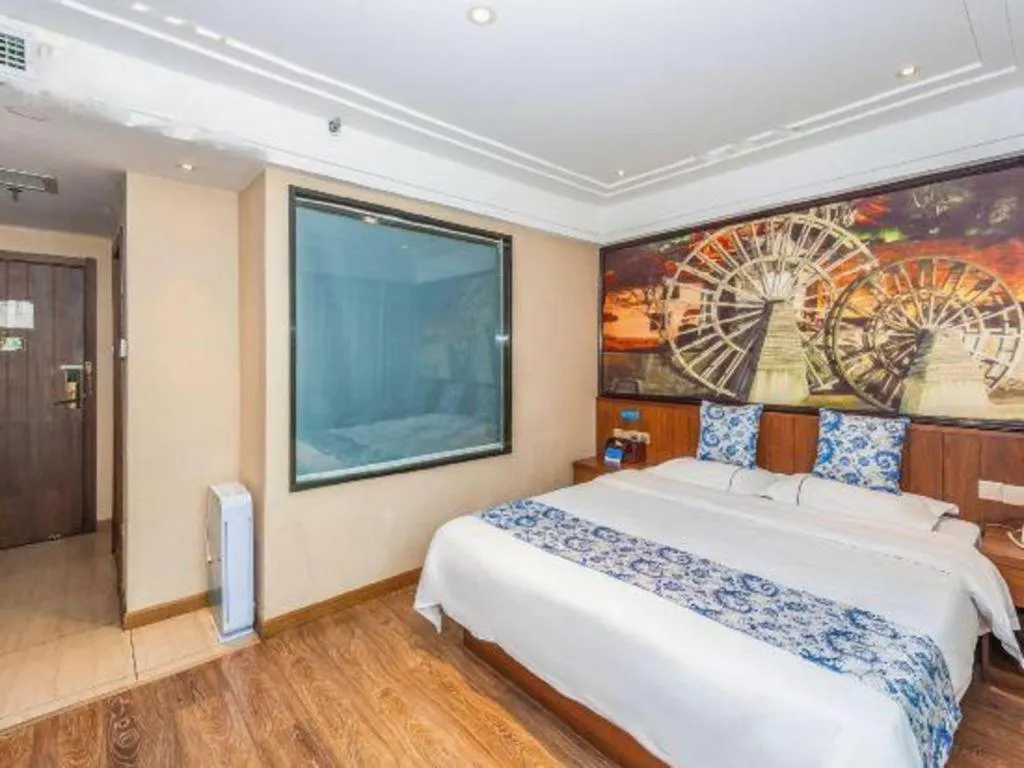 Bed in Kaibin International Hotel Jingdezhen