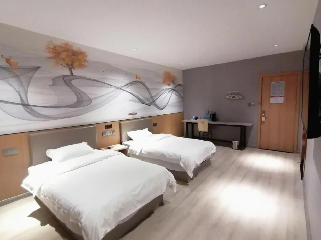 Bed in Kaibin International Hotel Jingdezhen