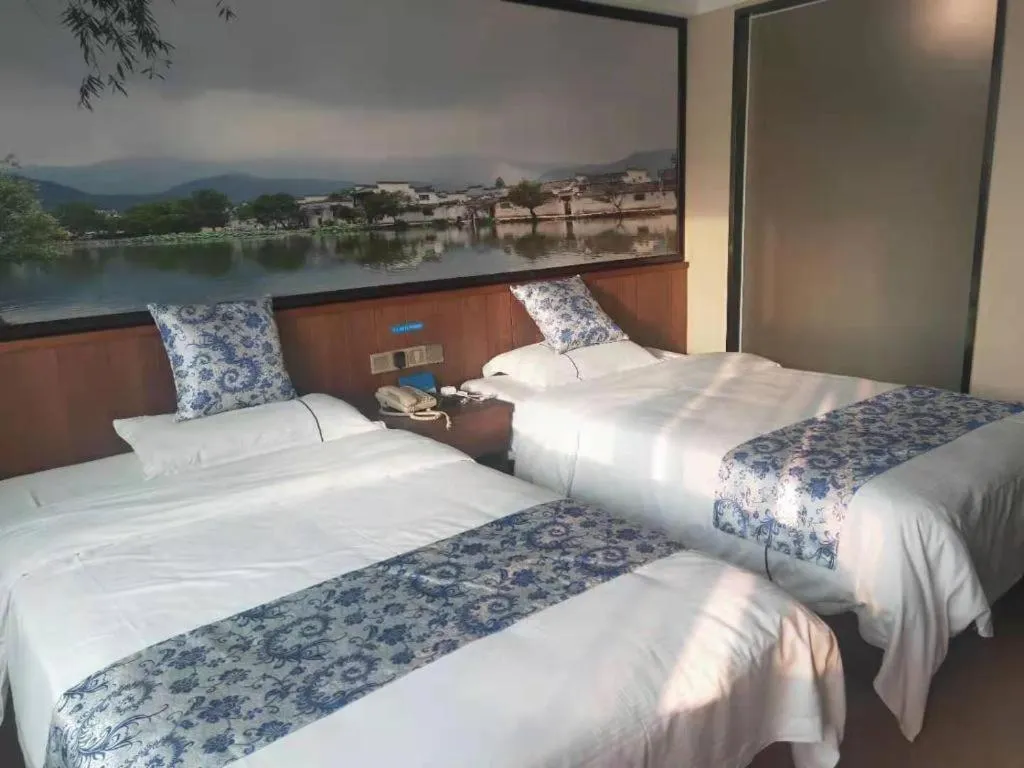 Bed in Kaibin International Hotel Jingdezhen