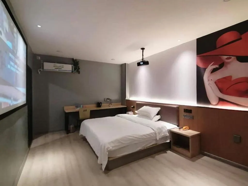 Bed in Kaibin International Hotel Jingdezhen