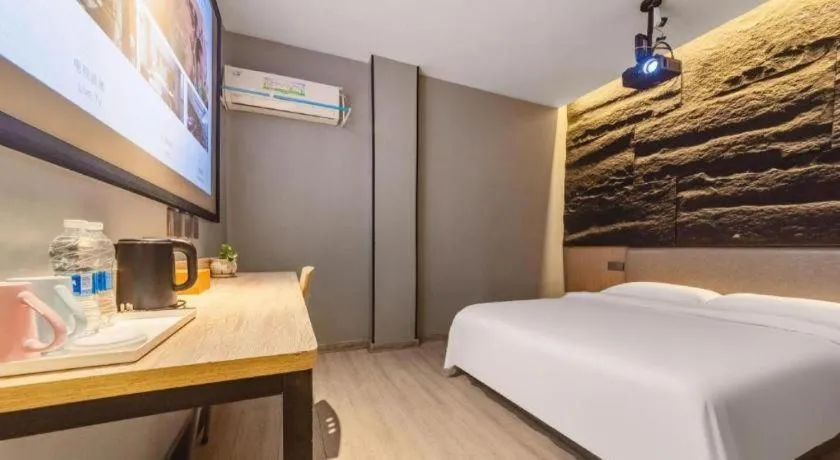 Bed in Kaibin International Hotel Jingdezhen