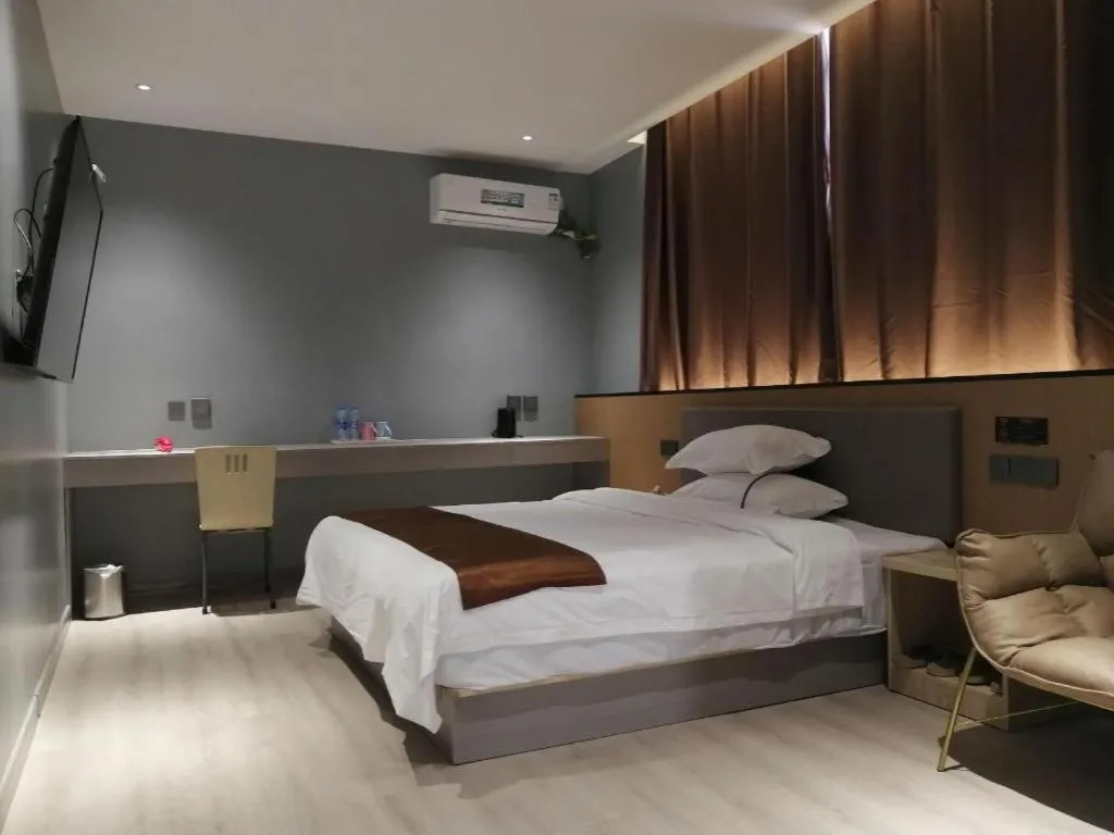 Bed in Kaibin International Hotel Jingdezhen