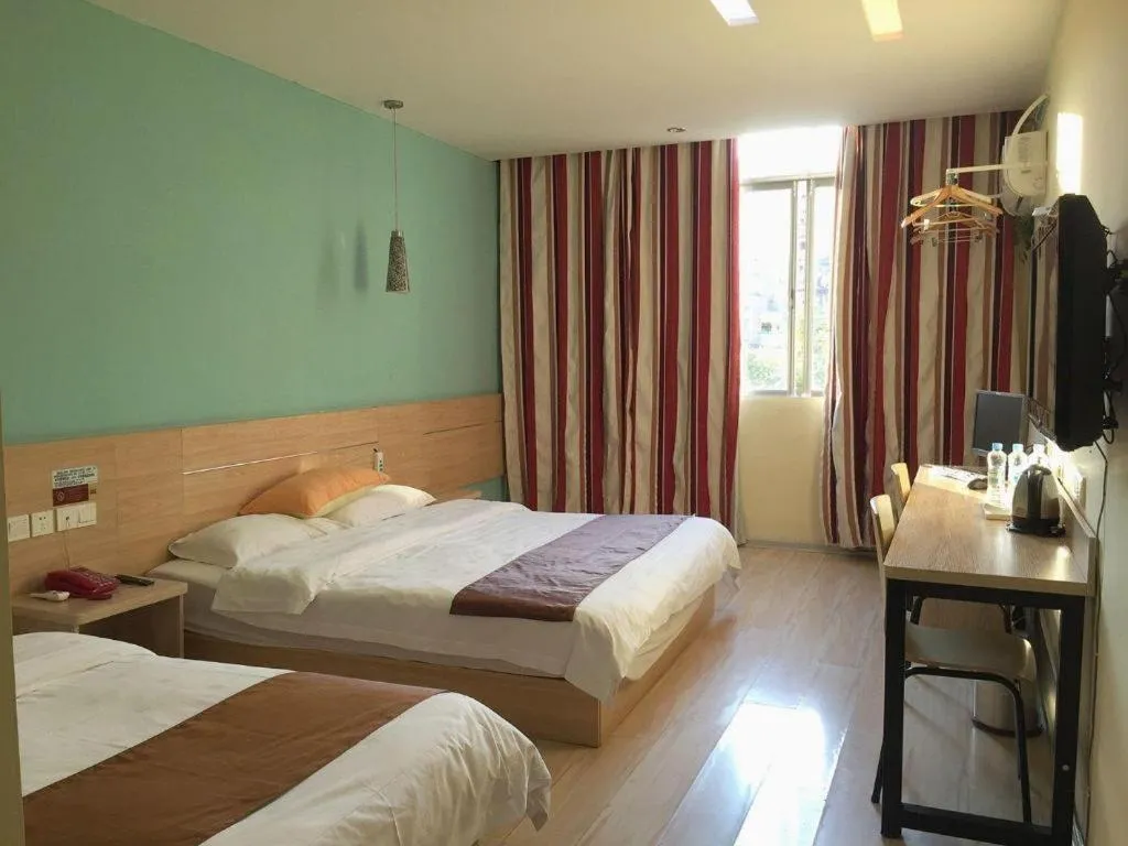 Bed in Kaibin International Hotel Jingdezhen