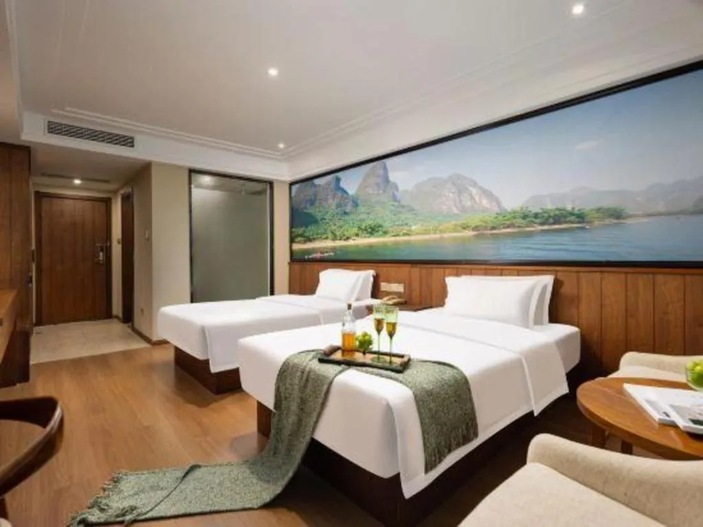 Bed in Kaibin International Hotel Jingdezhen