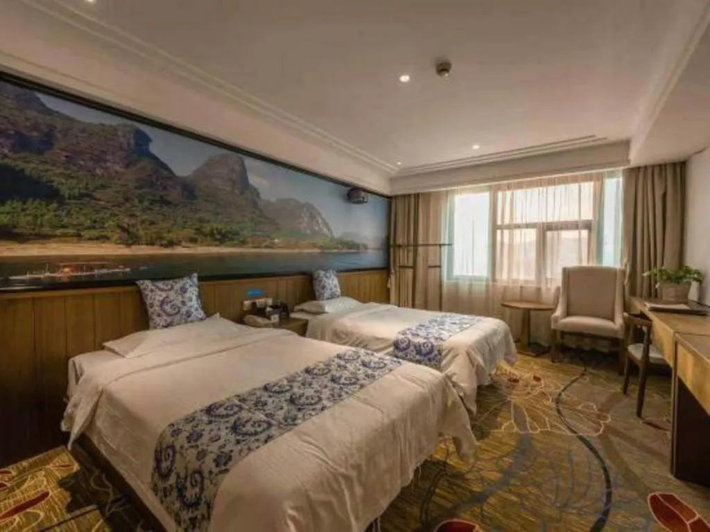 Bed in Kaibin International Hotel Jingdezhen