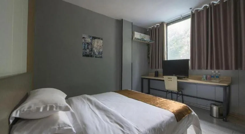 Bed in Kaibin International Hotel Jingdezhen