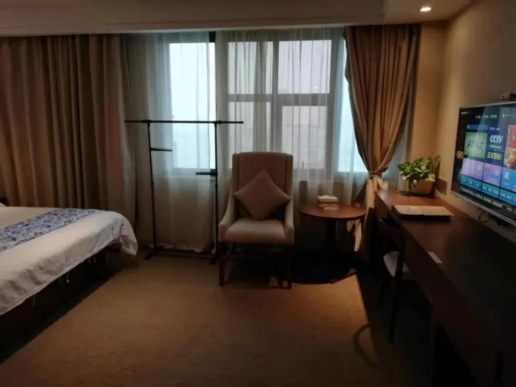 Bed in Kaibin International Hotel Jingdezhen