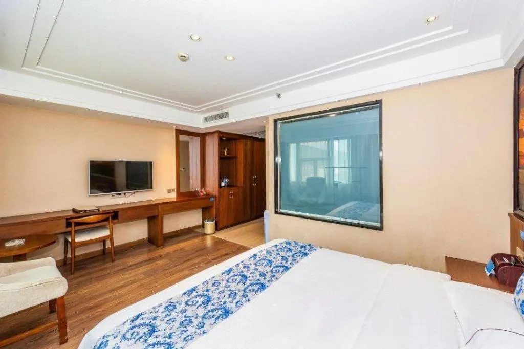 Bed in Kaibin International Hotel Jingdezhen