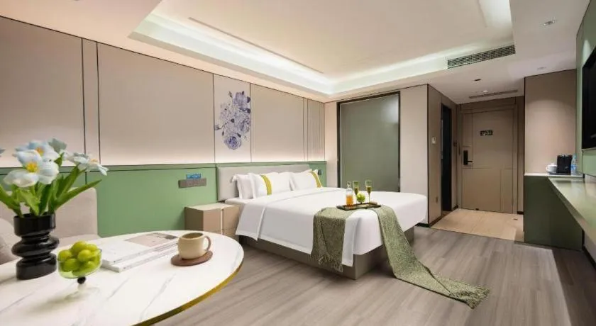 Bed in Kaibin International Hotel Jingdezhen