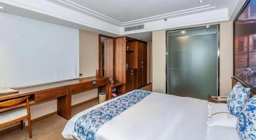 Bed in Kaibin International Hotel Jingdezhen