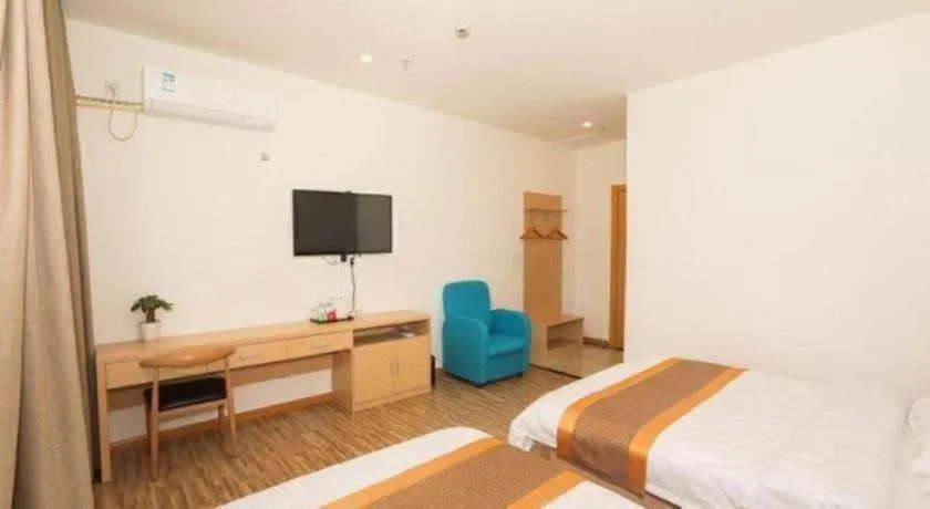 Bed in Shell Shanghai Jiading Nanxiang Town Minzhu Street Hotel