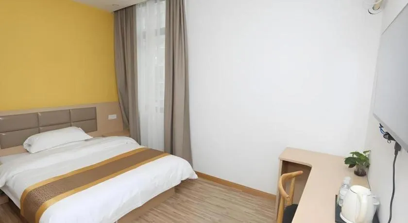 Bed in Shell Shanghai Jiading Nanxiang Town Minzhu Street Hotel