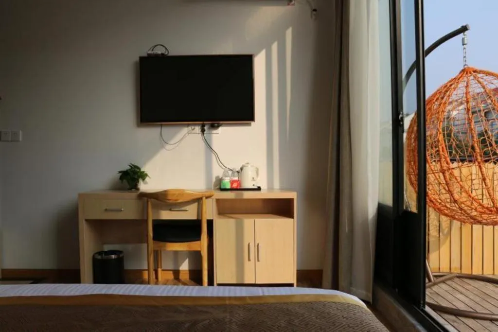 Bed in Shell Shanghai Jiading Nanxiang Town Minzhu Street Hotel