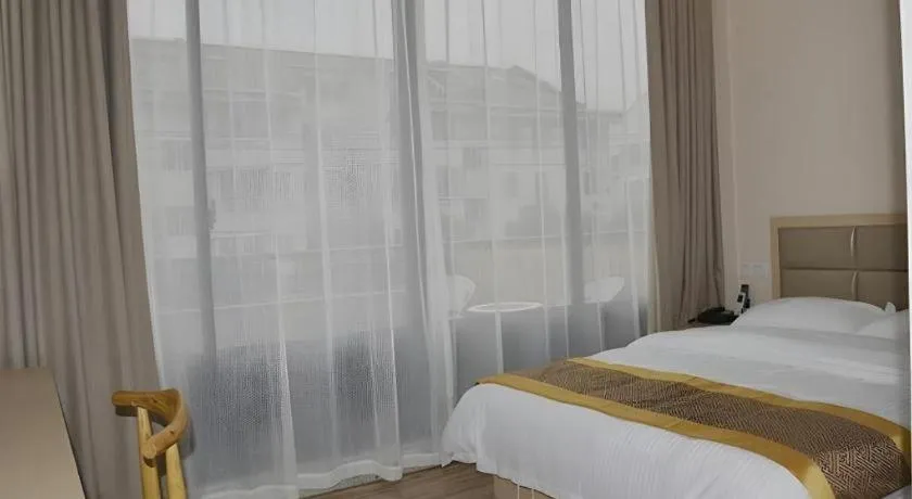 Bed in Shell Shanghai Jiading Nanxiang Town Minzhu Street Hotel