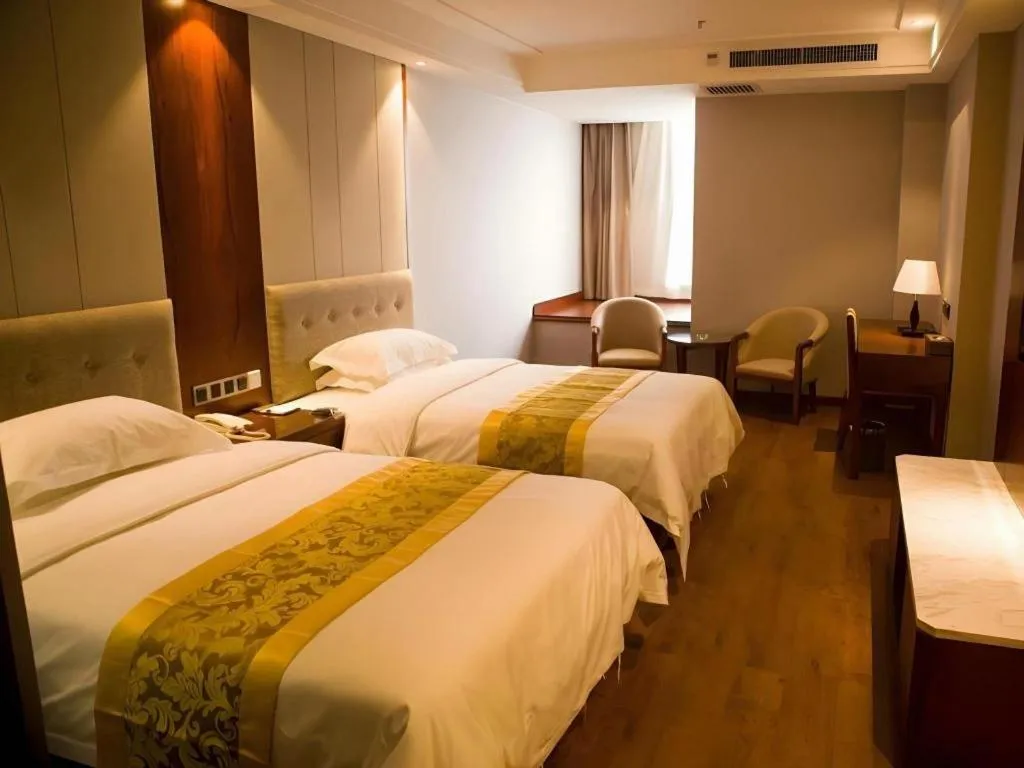 Bed in GreenTree Eastern Hotel Handan Daming Bus Station