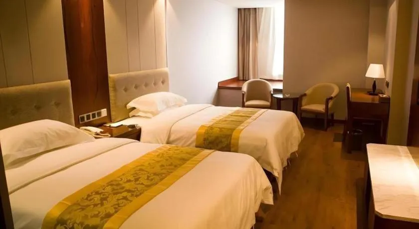 Bed in GreenTree Eastern Hotel Handan Daming Bus Station