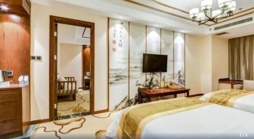 Bed in GreenTree Eastern Hotel Handan Daming Bus Station