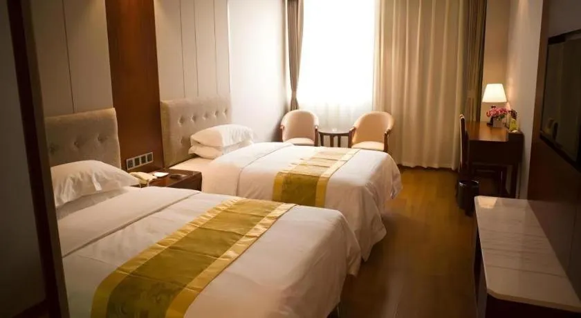 Bed in GreenTree Eastern Hotel Handan Daming Bus Station