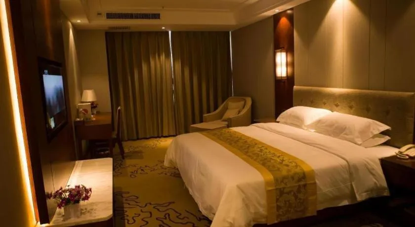 Bed in GreenTree Eastern Hotel Handan Daming Bus Station