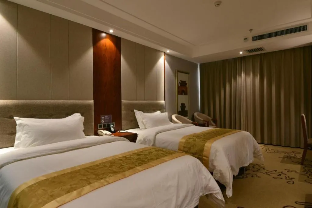 Bed in GreenTree Eastern Hotel Handan Daming Bus Station