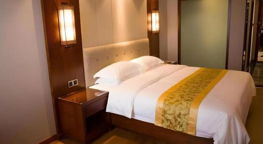 Bed in GreenTree Eastern Hotel Handan Daming Bus Station