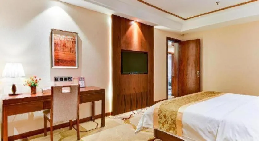 Bed in GreenTree Eastern Hotel Handan Daming Bus Station