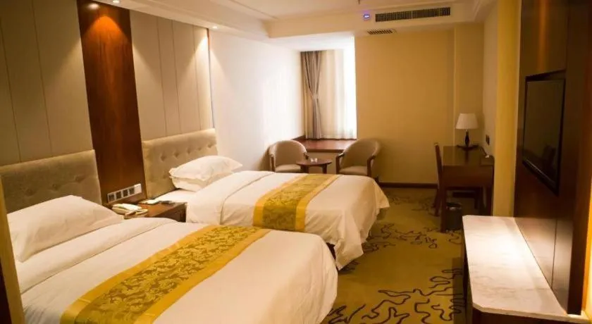 Bed in GreenTree Eastern Hotel Handan Daming Bus Station