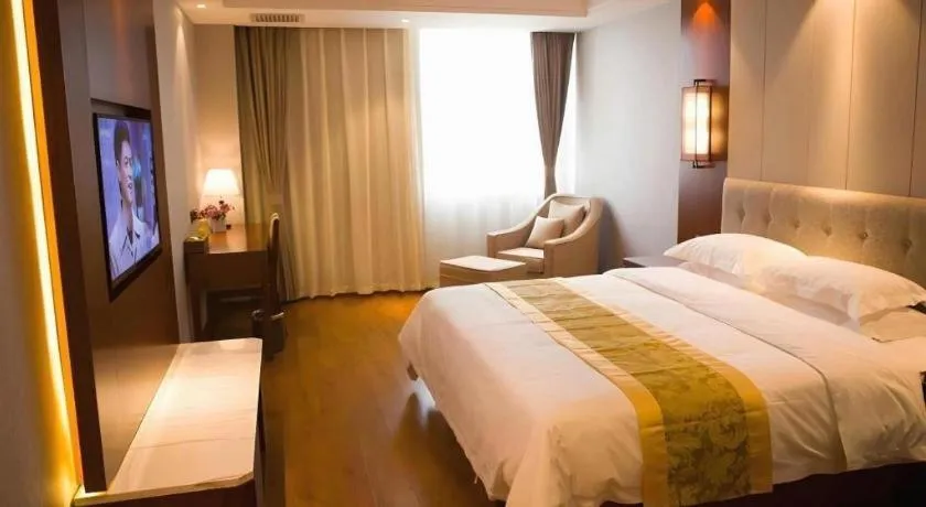 Bed in GreenTree Eastern Hotel Handan Daming Bus Station