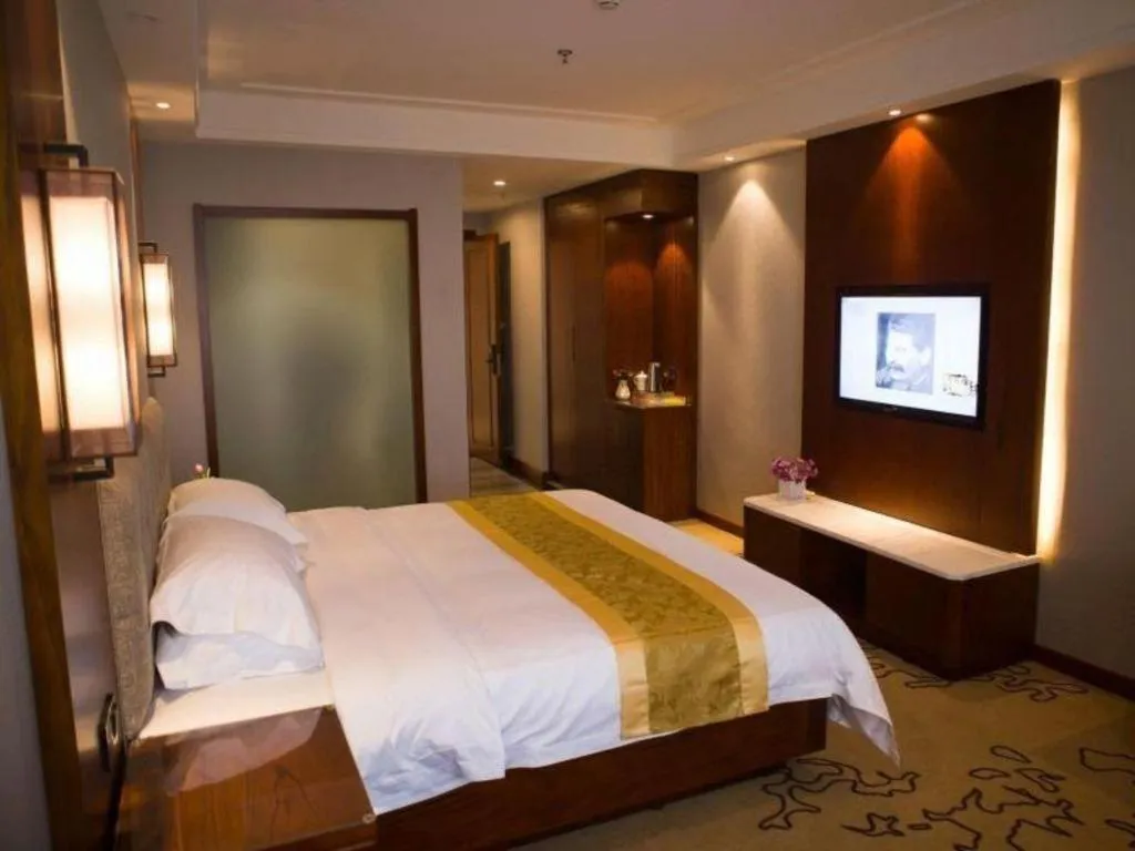 Bed in GreenTree Eastern Hotel Handan Daming Bus Station
