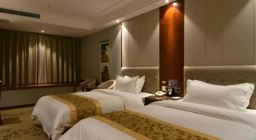 Bed in GreenTree Eastern Hotel Handan Daming Bus Station