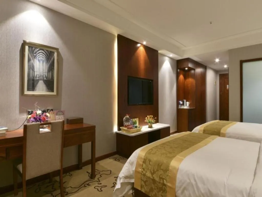 Bed in GreenTree Eastern Hotel Handan Daming Bus Station