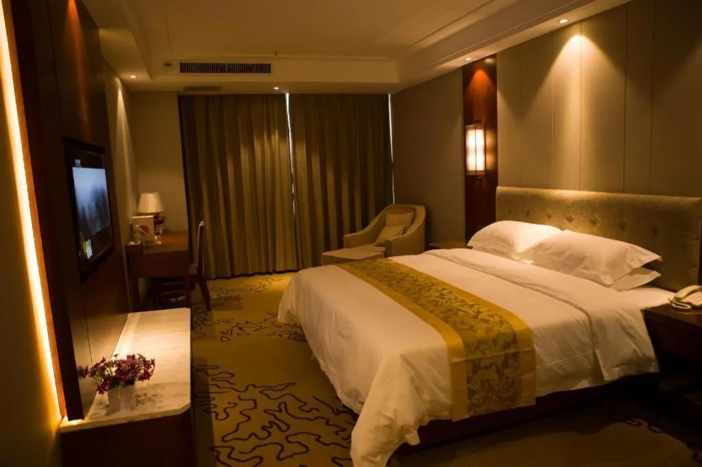 Bed in GreenTree Eastern Hotel Handan Daming Bus Station