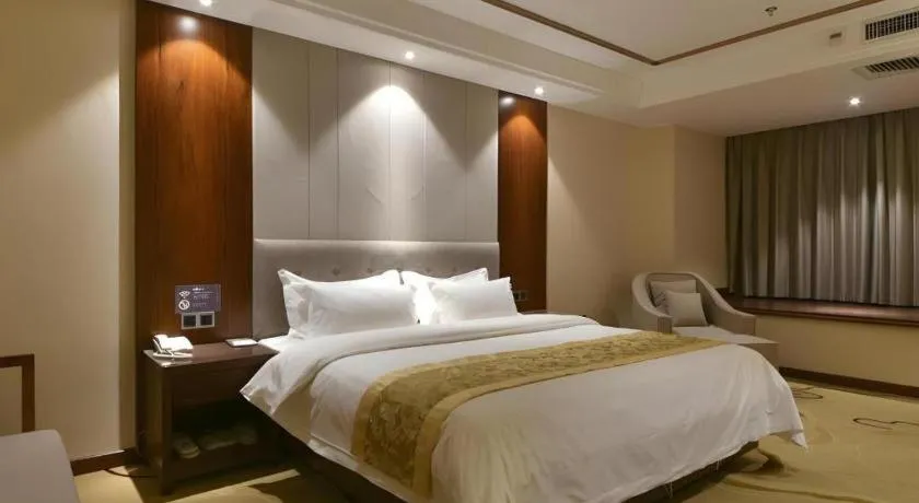 Bed in GreenTree Eastern Hotel Handan Daming Bus Station