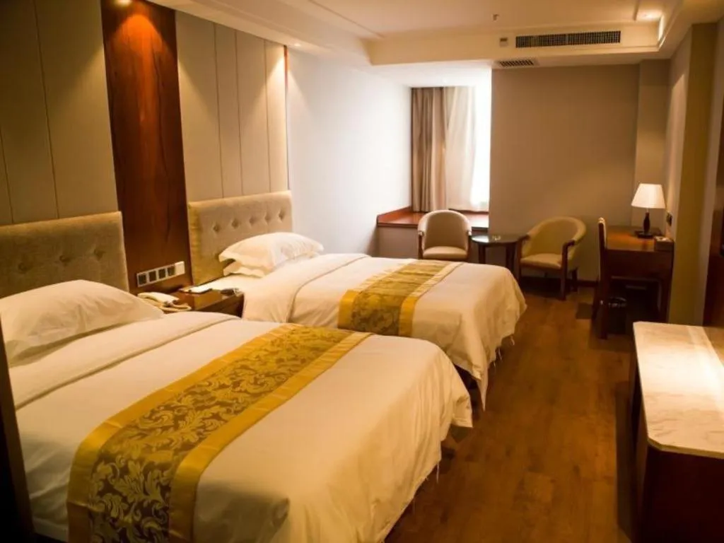 Bed in GreenTree Eastern Hotel Handan Daming Bus Station