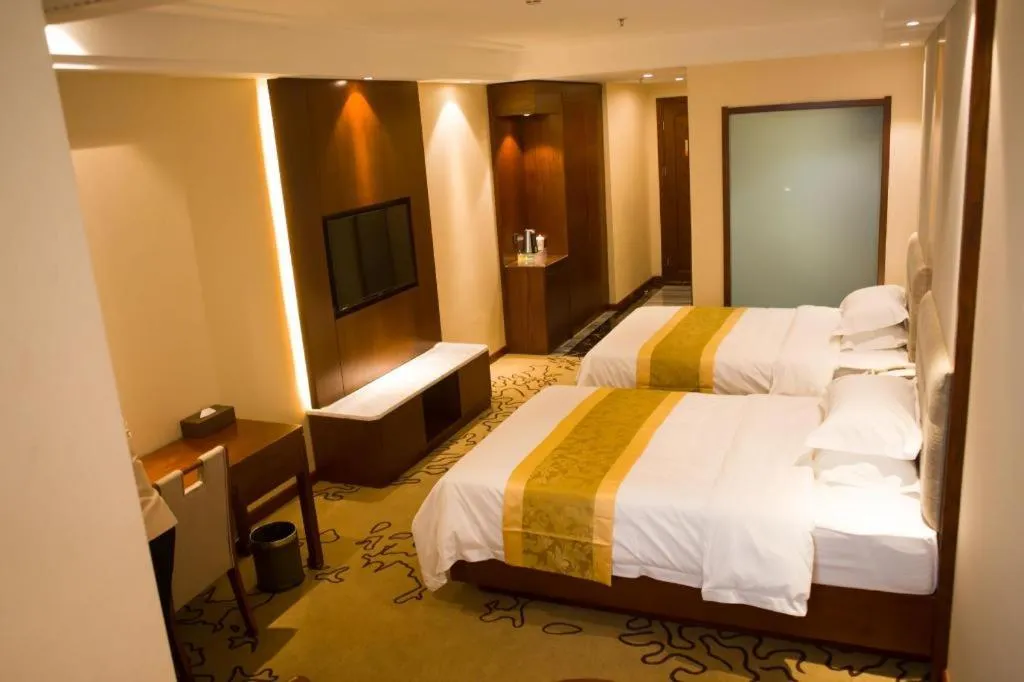 Bed in GreenTree Eastern Hotel Handan Daming Bus Station