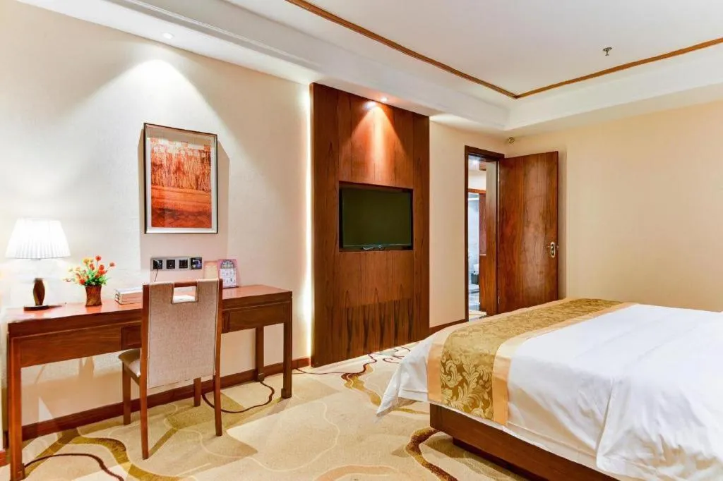 Bed in GreenTree Eastern Hotel Handan Daming Bus Station