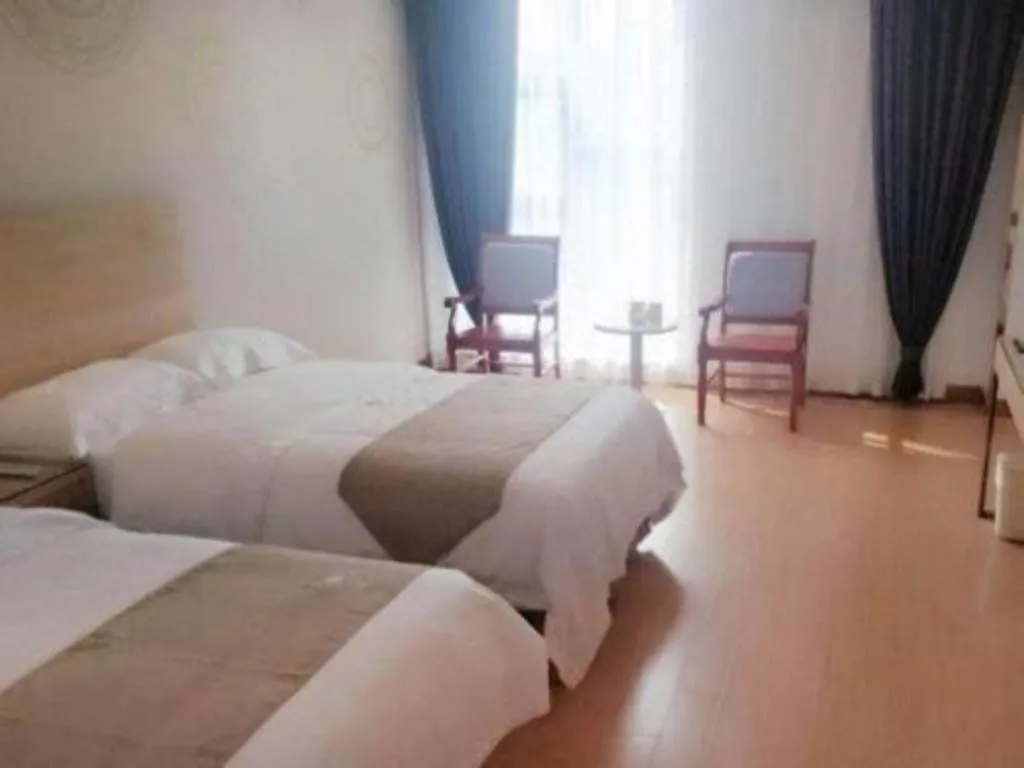 Bed in GreeTree Inn Huainan Jinjialing Road Oriental General Hospital