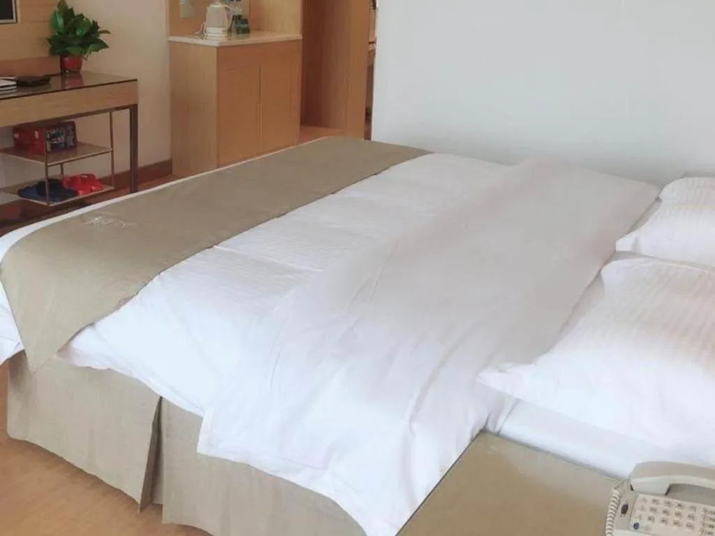 Bed in GreeTree Inn Huainan Jinjialing Road Oriental General Hospital